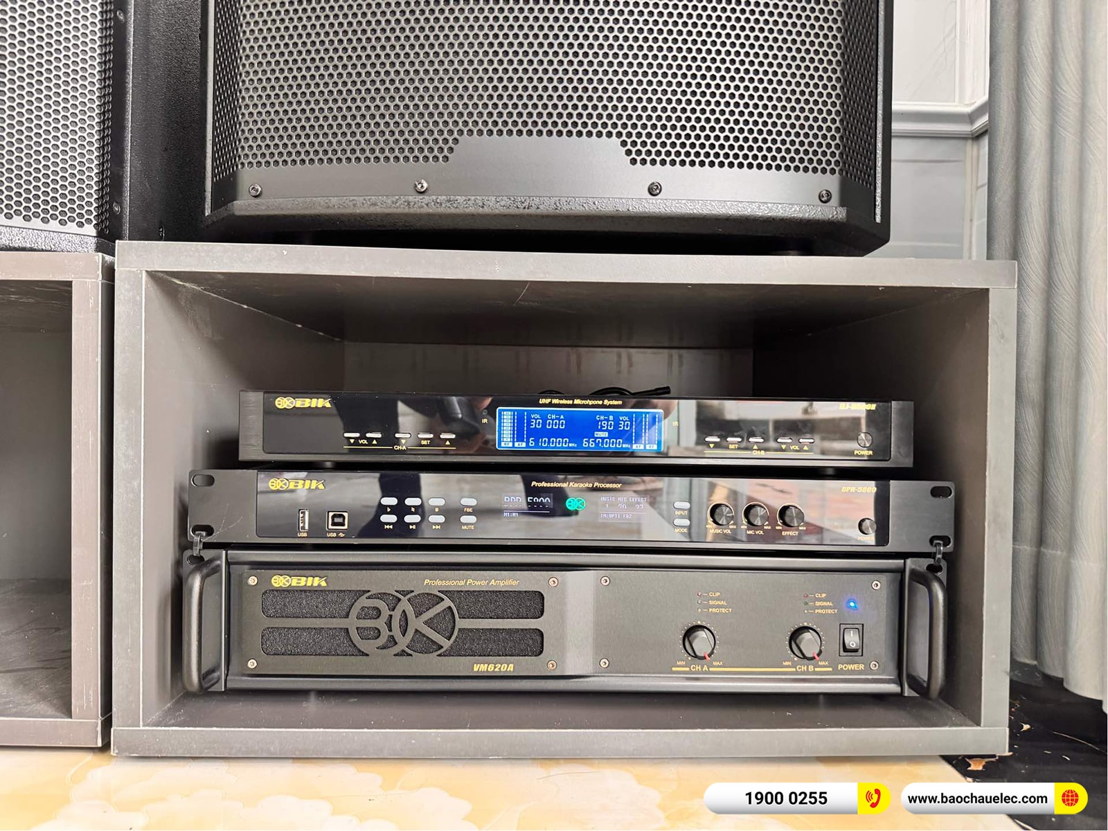 Lắp đặt d&agrave;n karaoke Denon hơn 47tr cho chị Ninh tại Vĩnh Ph&uacute;c 