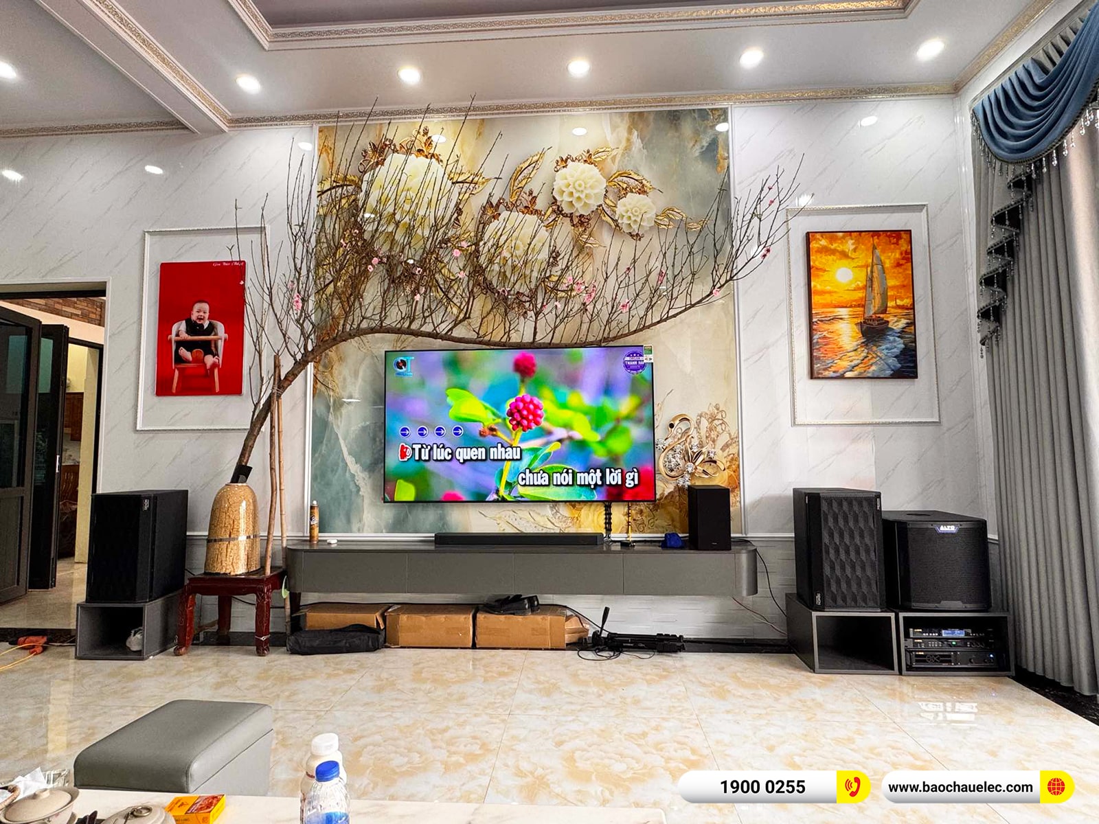 Lắp đặt d&agrave;n karaoke Denon hơn 47tr cho chị Ninh tại Vĩnh Ph&uacute;c 