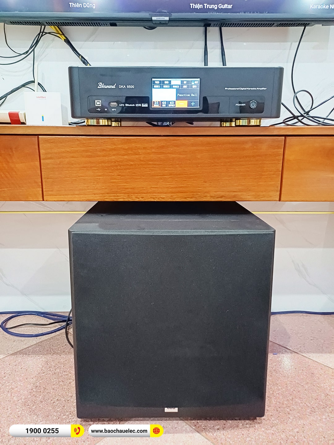 Lắp đặt d&agrave;n karaoke JBL gần 32tr cho chị Phương tại Đ&agrave; Nẵng