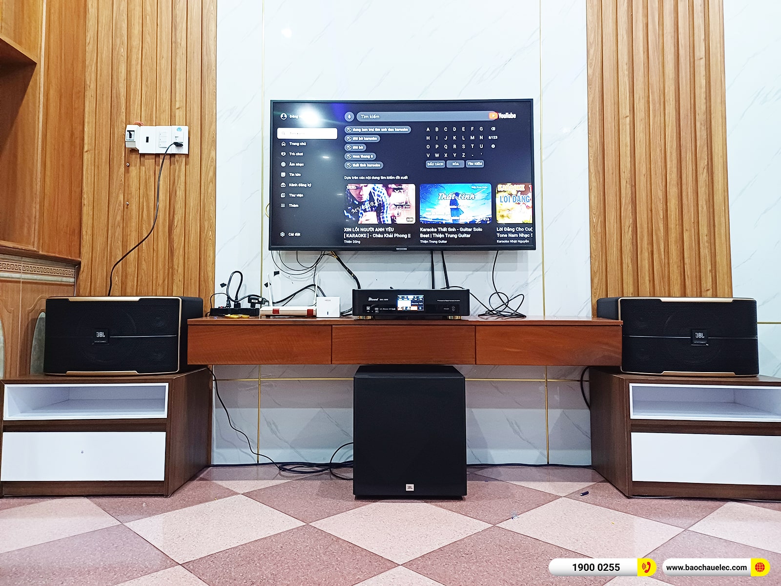 Lắp đặt d&agrave;n karaoke JBL gần 32tr cho chị Phương tại Đ&agrave; Nẵng