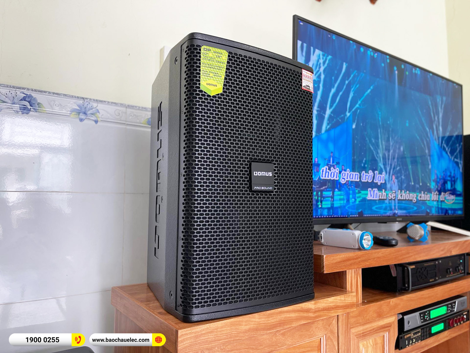 Lắp đặt d&agrave;n karaoke Domus gần 38tr cho chị Phương tại Đồng Nai