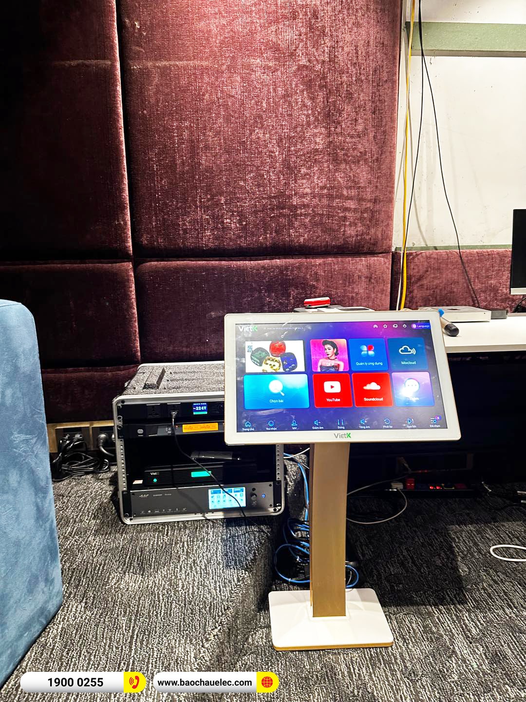Lắp đặt dàn karaoke RCF hơn 88tr cho chị Phương tại Hà Nội