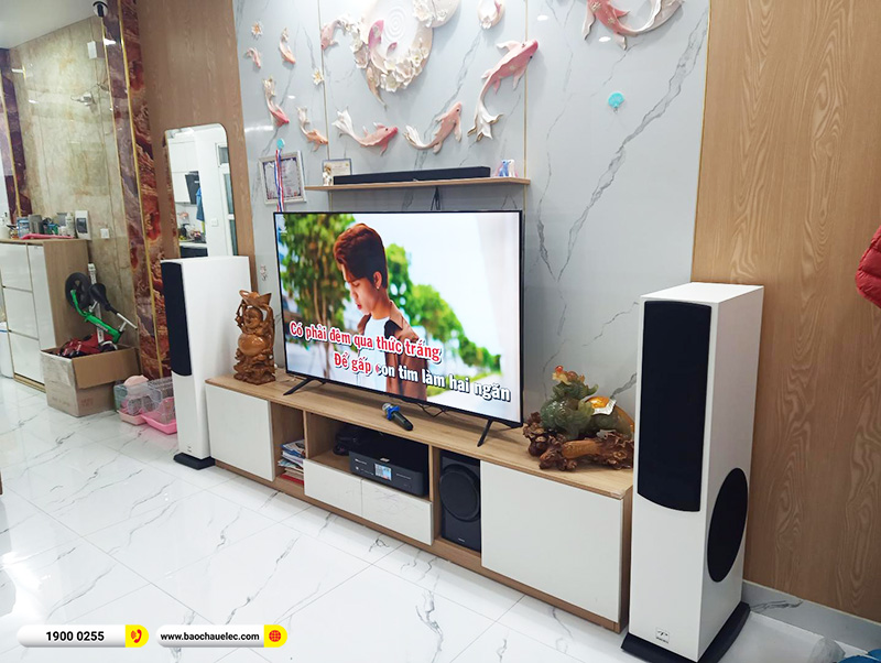 Lắp đặt ph&ograve;ng karaoke, nghe nhạc hơn 24tr cho chị Quỳnh tại H&agrave; Nội (Paramax D88 Luxury, BKSound DKA 6500)