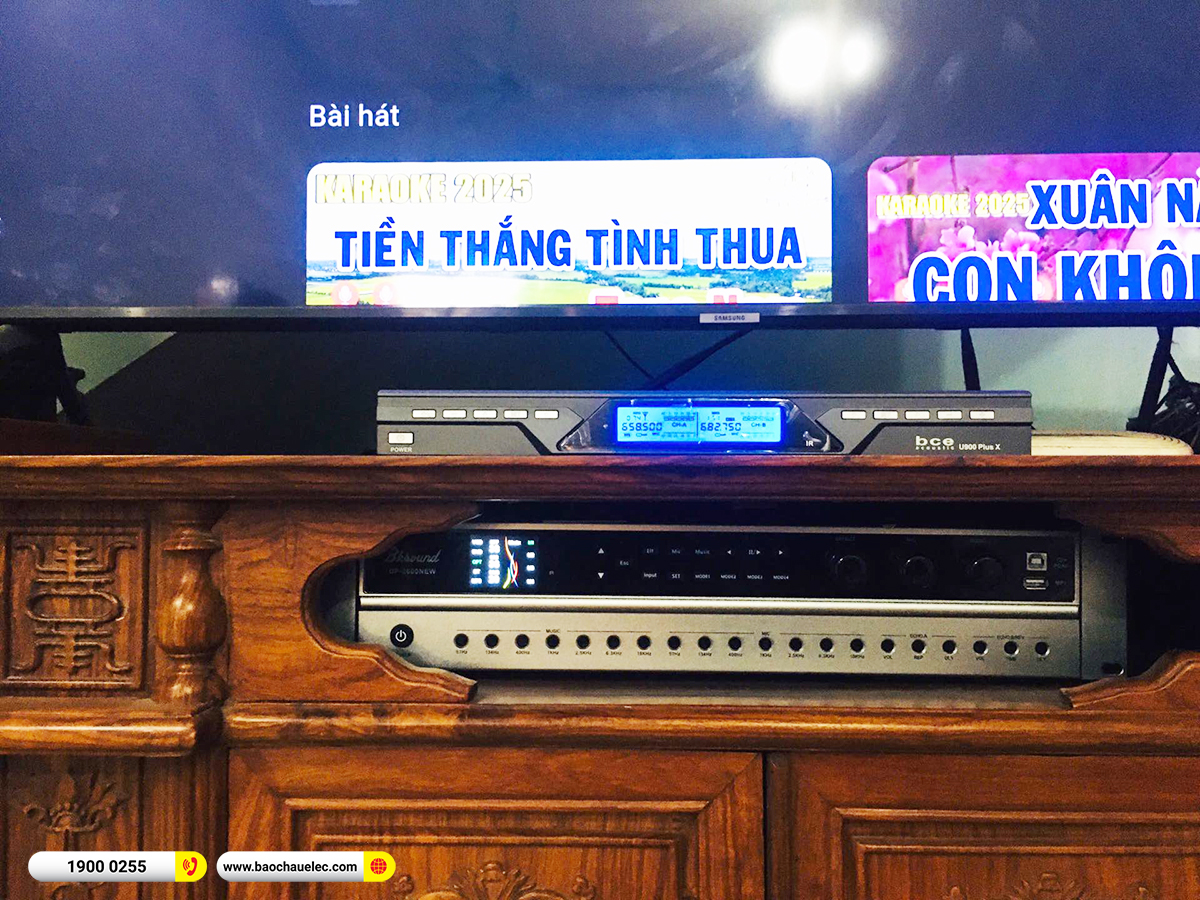 Lắp đặt d&agrave;n karaoke Domus hơn 28tr cho chị Thanh tại Bắc Ninh