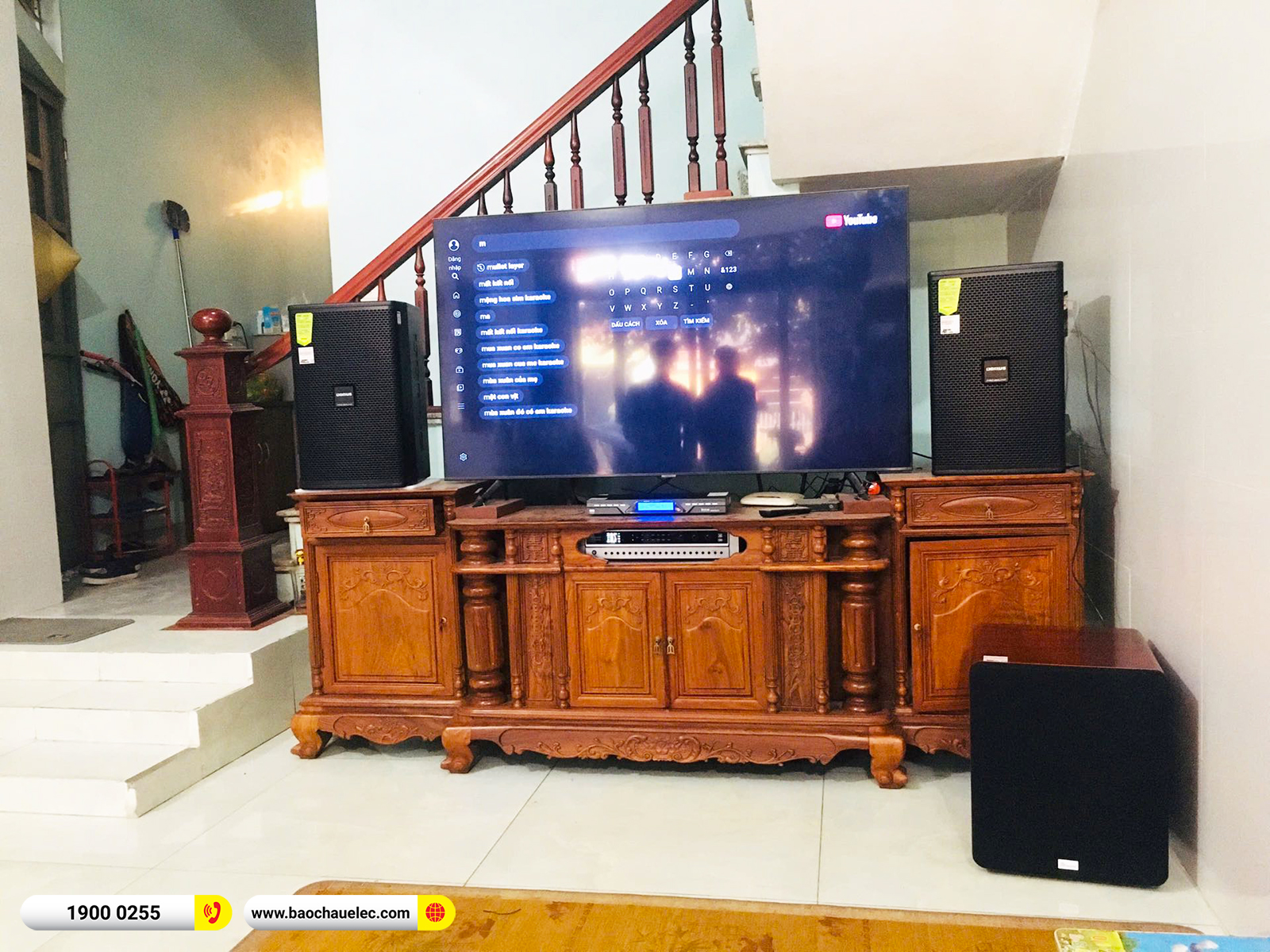 Lắp đặt d&agrave;n karaoke Domus hơn 28tr cho chị Thanh tại Bắc Ninh