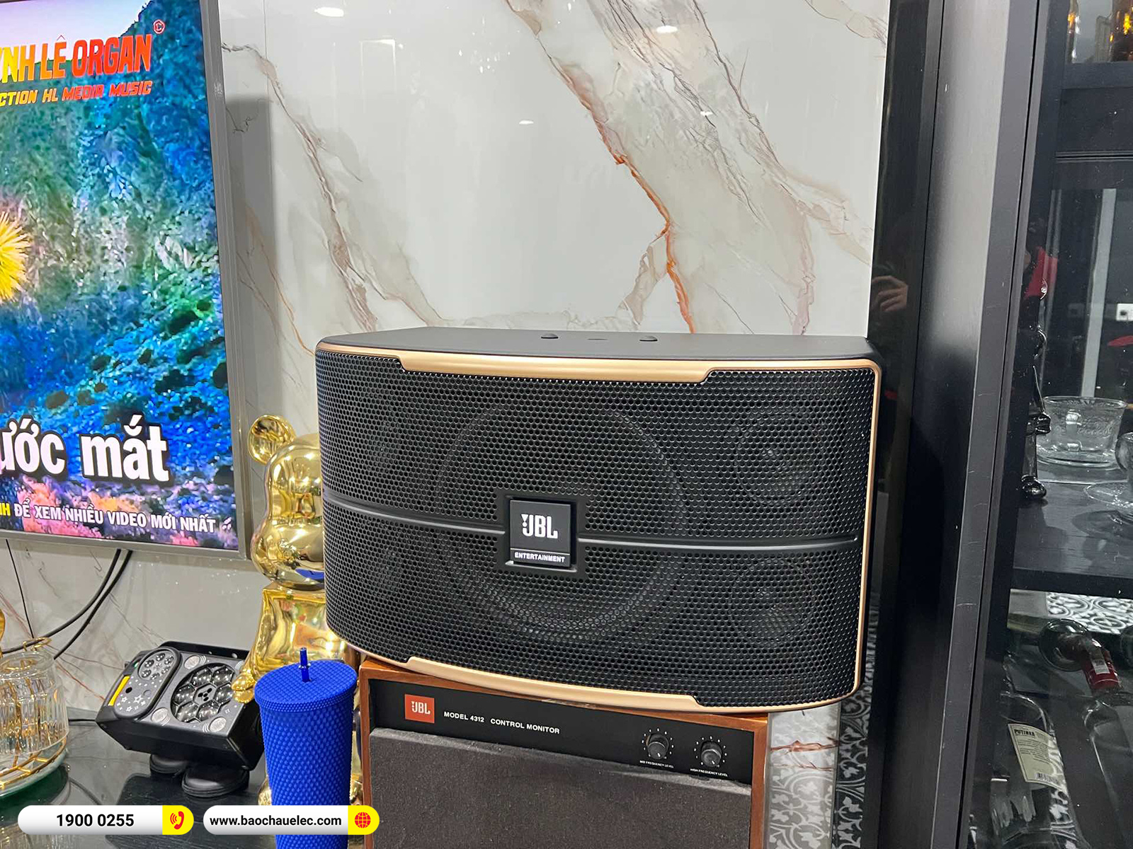 Lắp đặt d&agrave;n karaoke JBL hơn 38tr cho chị Thanh tại H&agrave; Nội