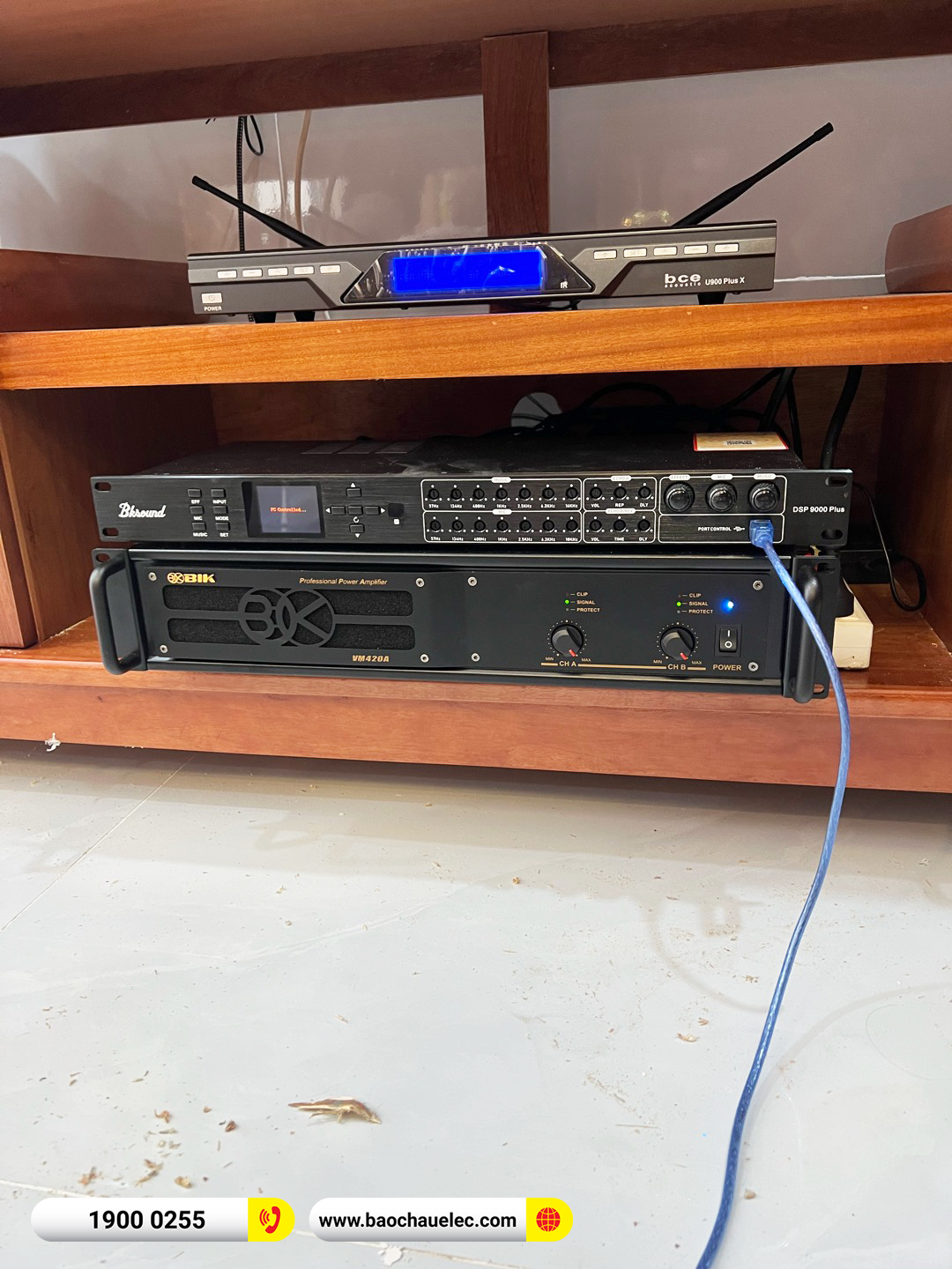Lắp đặt d&agrave;n karaoke BIK gần 22tr cho chị Thảo tại TPHCM