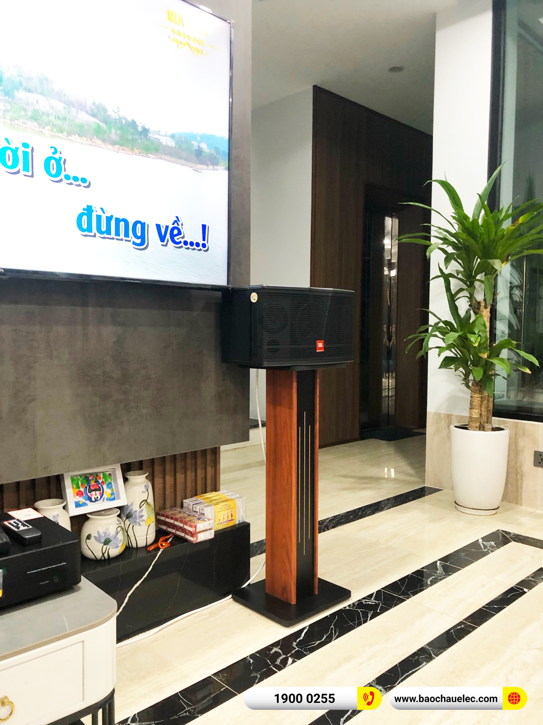 Lắp đặt d&agrave;n karaoke JBL hơn 21tr cho chị Thu Anh tại H&agrave; Nội 