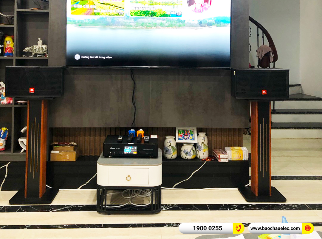 Lắp đặt d&agrave;n karaoke JBL hơn 21tr cho chị Thu Anh tại H&agrave; Nội 