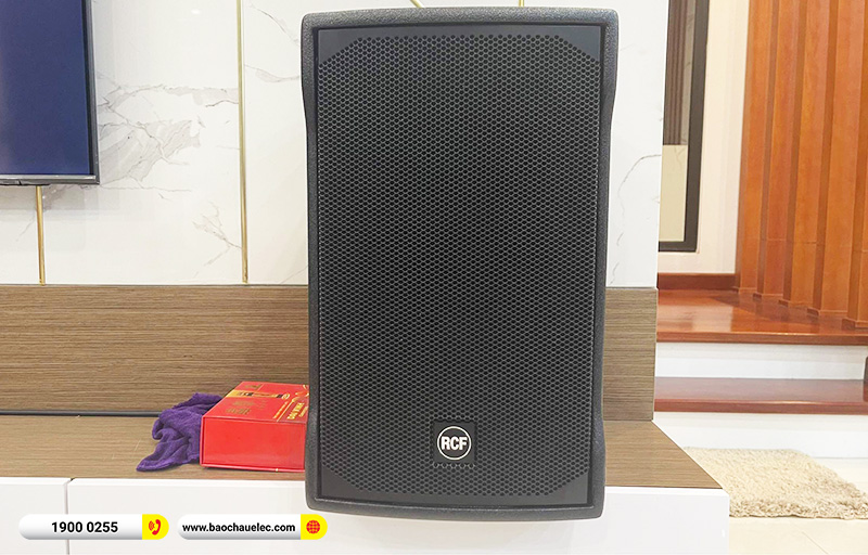 Lắp đặt d&agrave;n karaoke RCF gần 74tr cho chị Thủy tại H&agrave; Nội (RCF EMAX 3110 MK2, Xli2500, JBL VX8, Pasion 12SP, VM300)