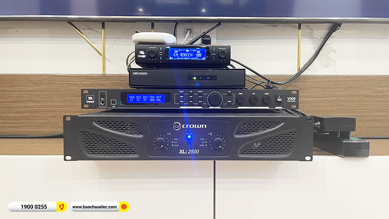 Lắp đặt d&agrave;n karaoke RCF gần 74tr cho chị Thủy tại H&agrave; Nội (RCF EMAX 3110 MK2, Xli2500, JBL VX8, Pasion 12SP, VM300)
