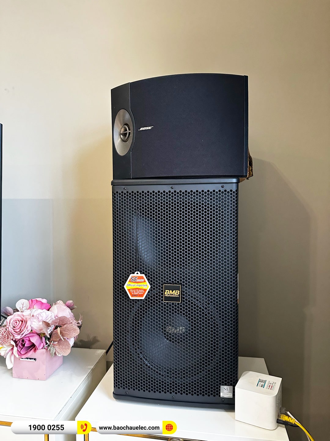 Lắp đặt d&agrave;n karaoke BMB gần 42tr cho chị T&igrave;nh tại H&agrave; Nội 