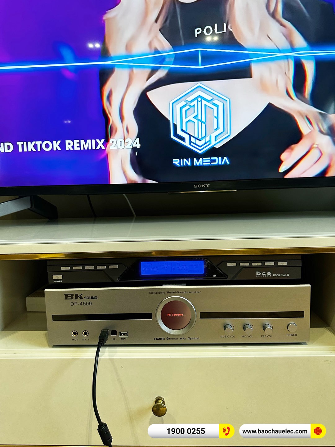 Lắp đặt d&agrave;n karaoke BMB gần 42tr cho chị T&igrave;nh tại H&agrave; Nội 