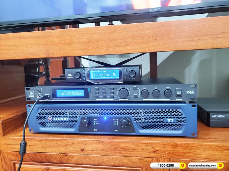 Lắp đặt d&agrave;n karaoke JBL gần 84tr cho chị V&acirc;n tại H&agrave; Nội