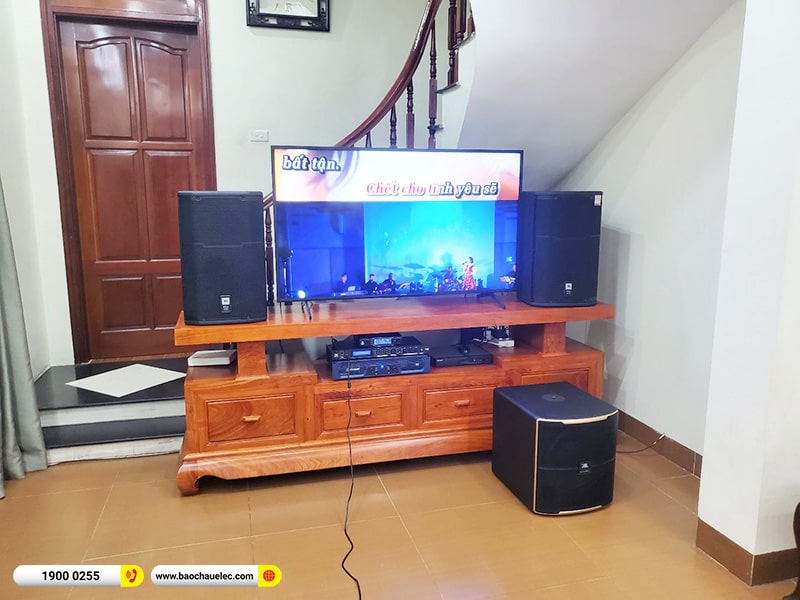Lắp đặt d&agrave;n karaoke JBL gần 84tr cho chị V&acirc;n tại H&agrave; Nội