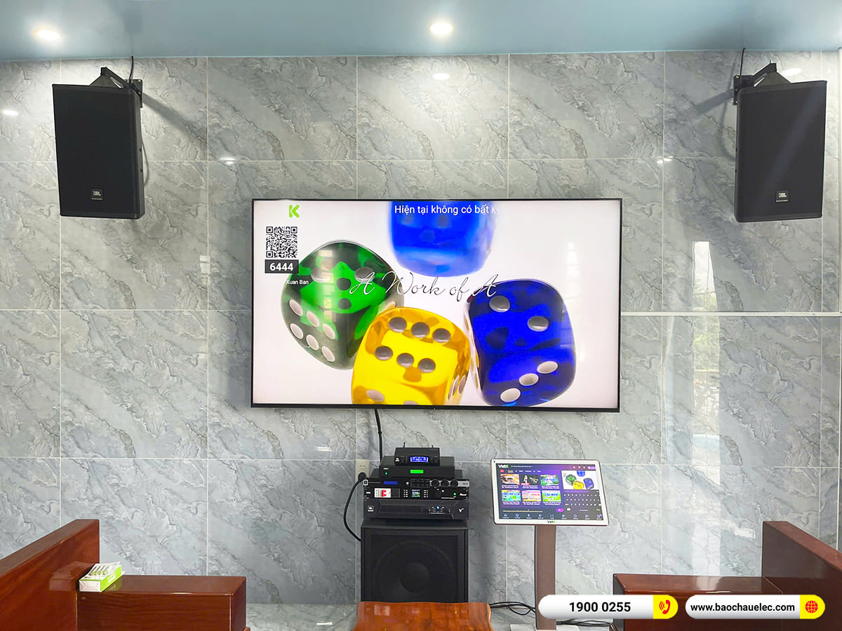 Lắp đặt d&agrave;n karaoke JBL hơn 90tr cho chị V&acirc;n tại Cần Thơ 