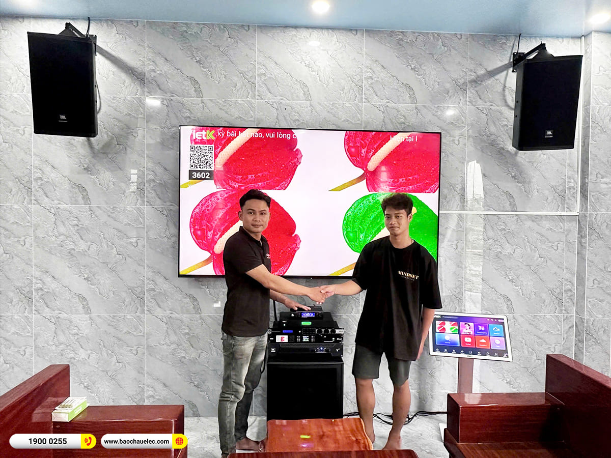 Lắp đặt d&agrave;n karaoke JBL hơn 90tr cho chị V&acirc;n tại Cần Thơ 