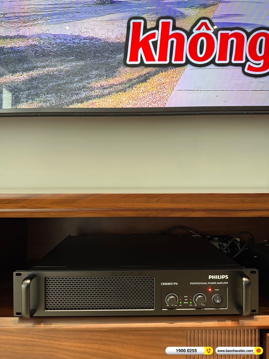 Lắp đặt d&agrave;n karaoke Philips hơn 40tr cho chị Yến tại H&agrave; Nội 