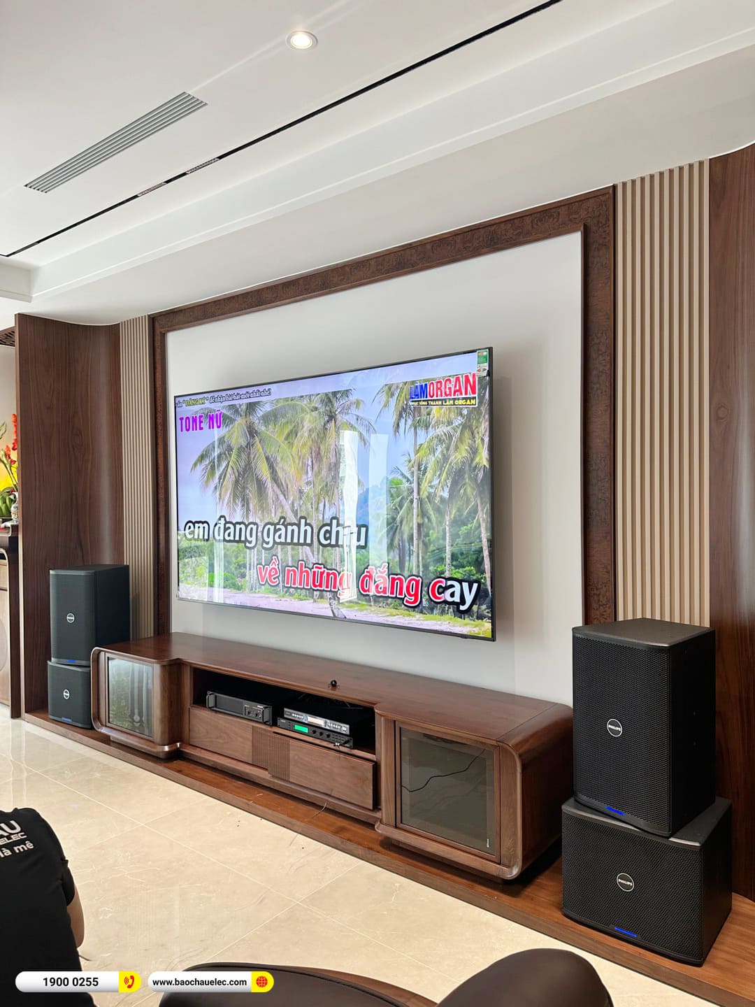 Lắp đặt d&agrave;n karaoke Philips hơn 40tr cho chị Yến tại H&agrave; Nội 