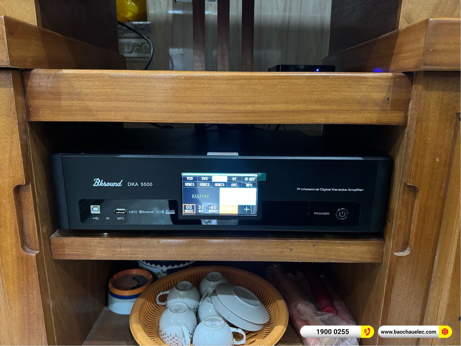 Lắp đặt dàn karaoke BIK gần 18tr cho chú Bảo tại Đà Nẵng