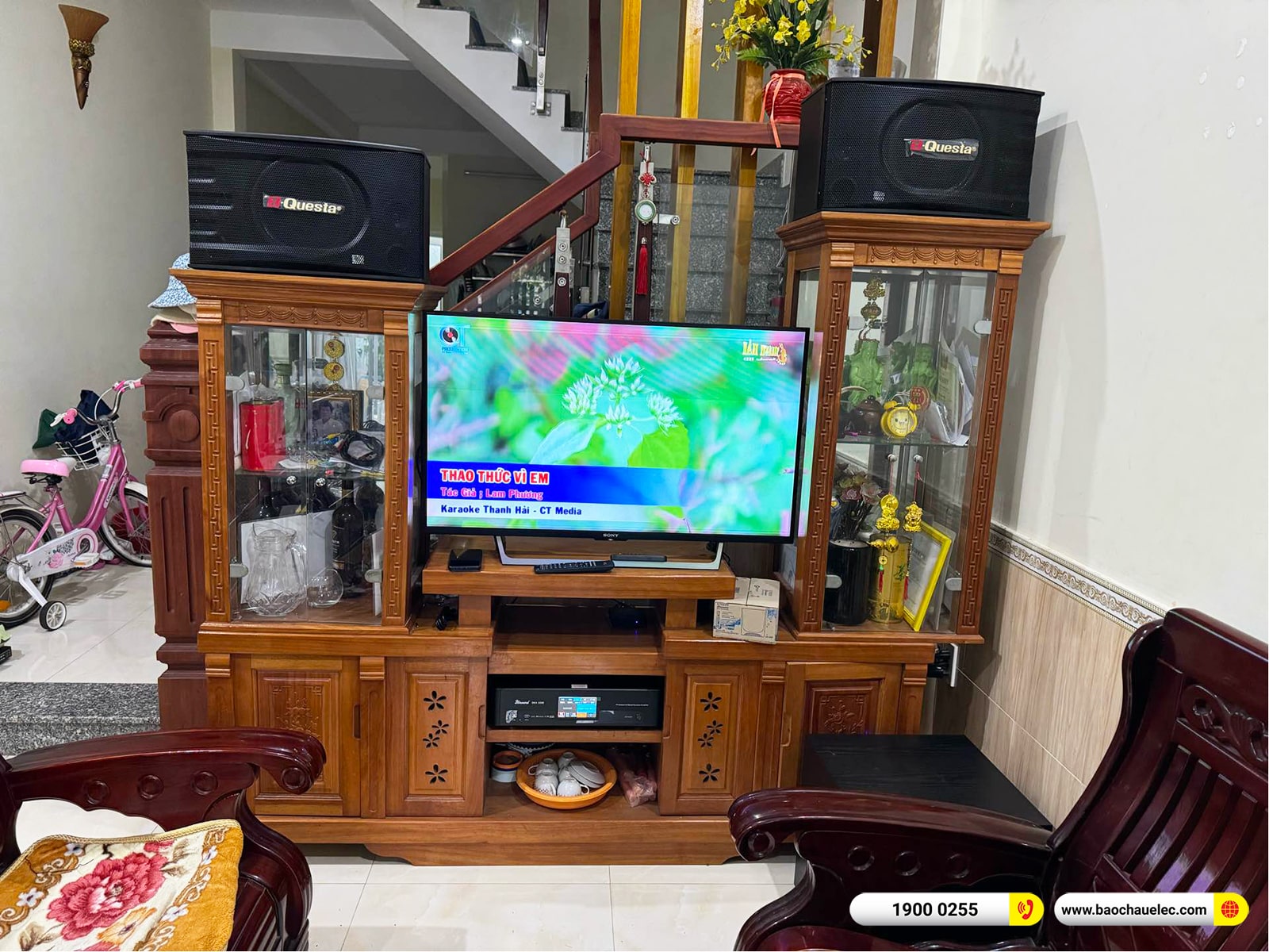 Lắp đặt dàn karaoke BIK gần 18tr cho chú Bảo tại Đà Nẵng