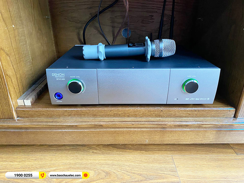 Lắp đặt phòng karaoke, nghe nhạc hơn 22tr cho chú Chư tại Hà Nội (Paramax D88 Limited, Denon Pro DP-N1600)