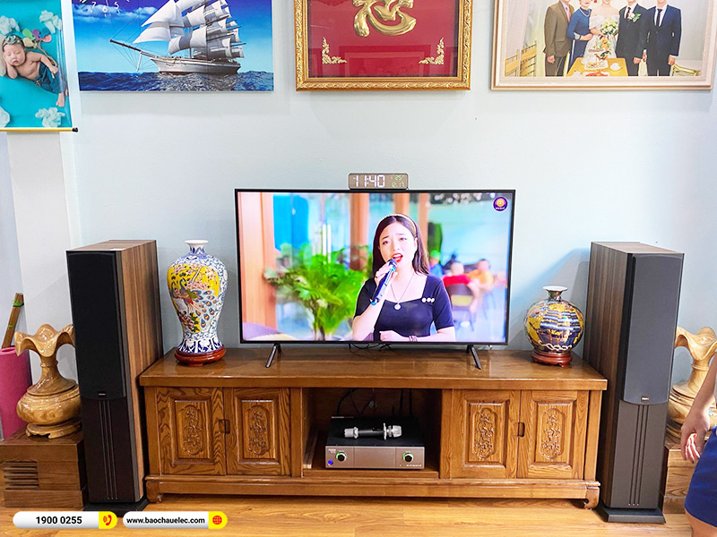 Lắp đặt phòng karaoke, nghe nhạc hơn 22tr cho chú Chư tại Hà Nội (Paramax D88 Limited, Denon Pro DP-N1600)
