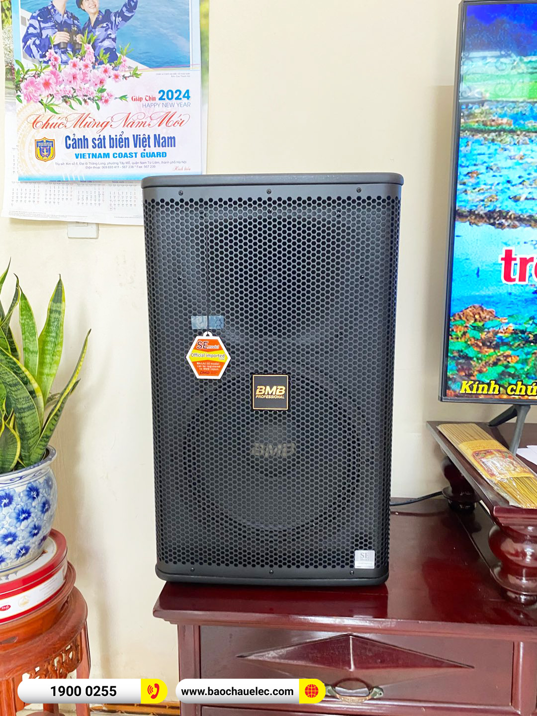 Lắp đặt d&agrave;n karaoke BMB hơn 58tr cho ch&uacute; Du&acirc;n tại Th&aacute;i B&igrave;nh (BMB 1212SE, DAD 950, KSP50) 