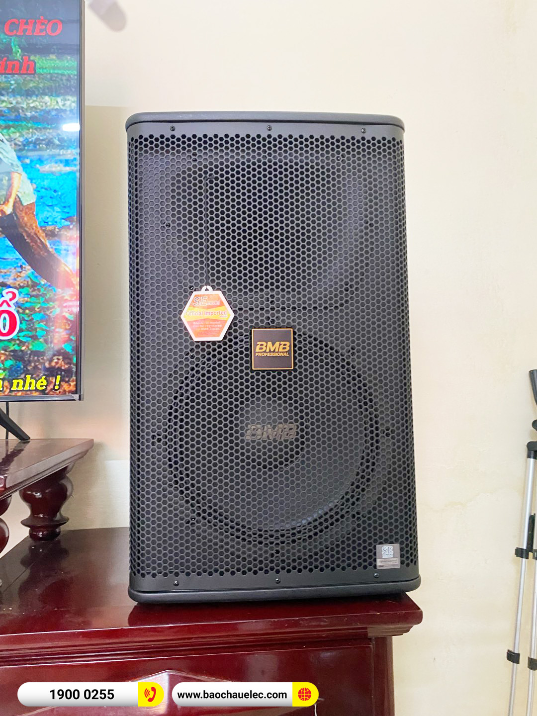 Lắp đặt d&agrave;n karaoke BMB hơn 58tr cho ch&uacute; Du&acirc;n tại Th&aacute;i B&igrave;nh (BMB 1212SE, DAD 950, KSP50) 