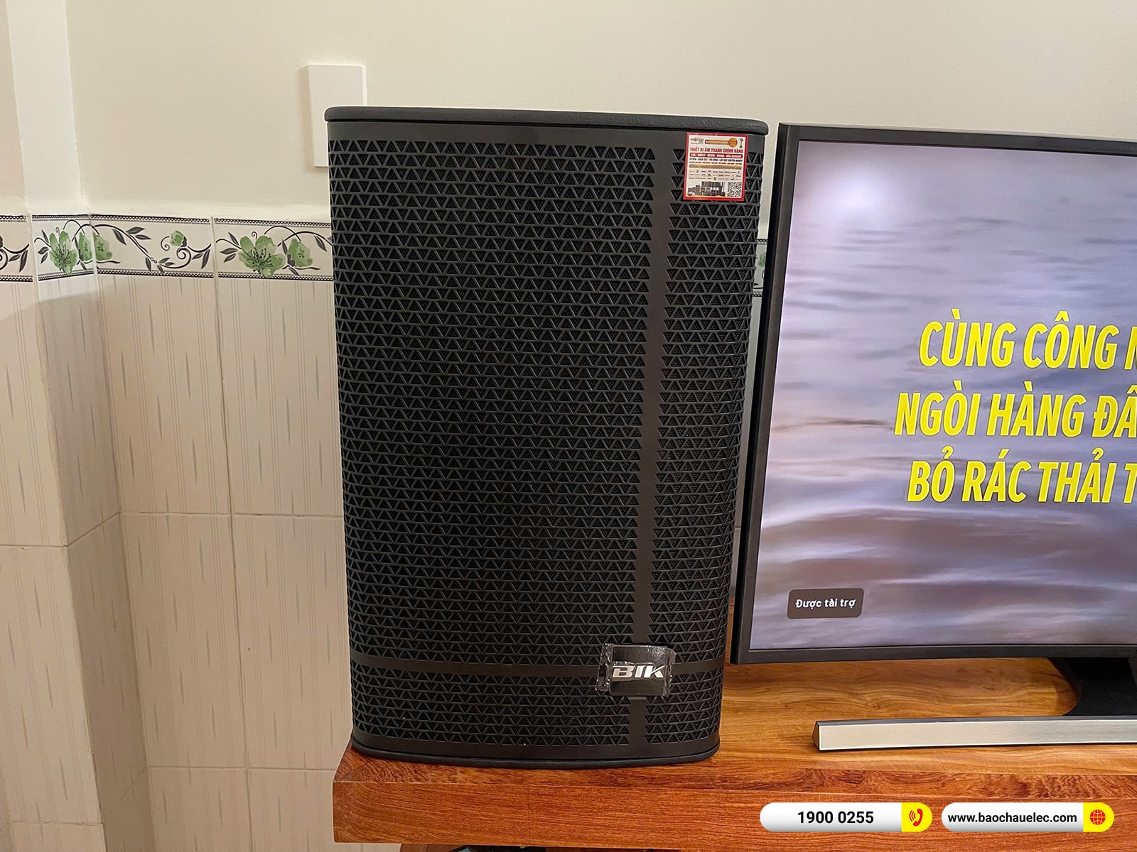 Lắp đặt d&agrave;n karaoke BIK gần 29tr cho ch&uacute; Giới tại B&igrave;nh Dương