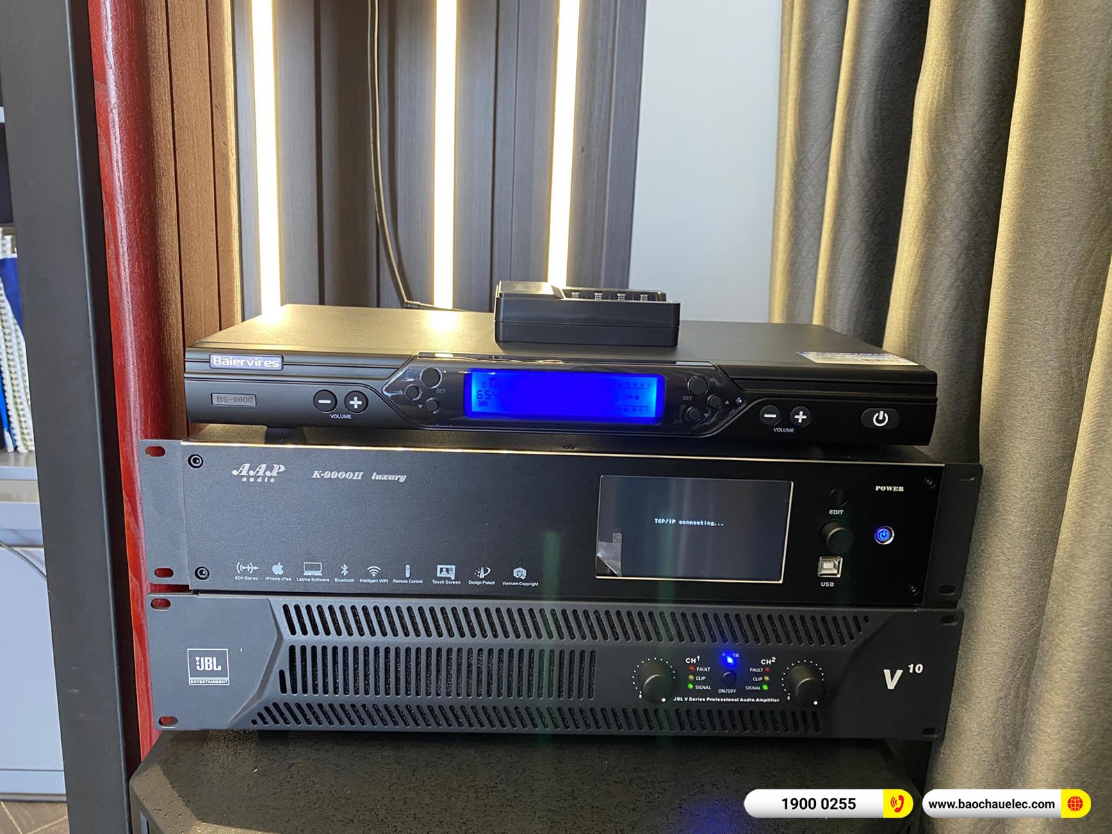 Lắp đặt d&agrave;n karaoke RCF hơn 127tr cho ch&uacute; Hậu tại Hải Ph&ograve;ng