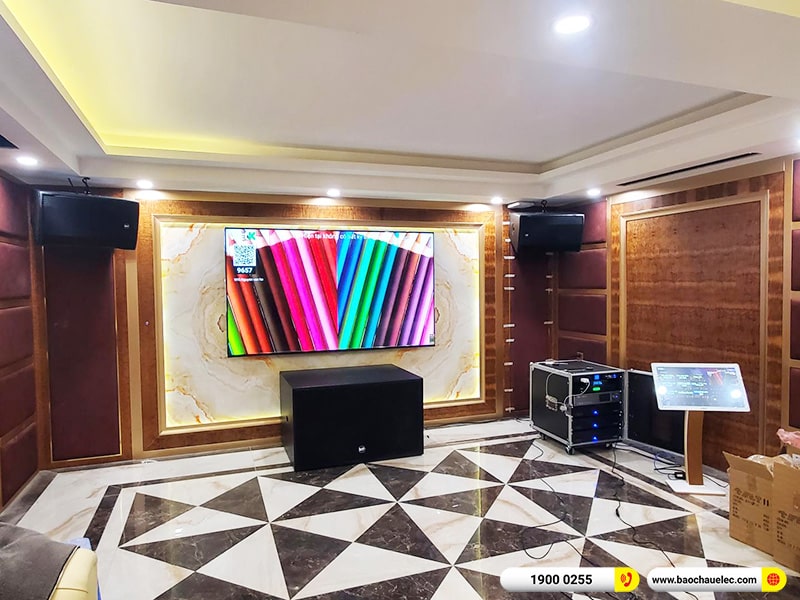 Lắp đặt dàn karaoke RCF gần 307tr cho chú Hổ tại Hà Nội (RCF CMAX 4112, IPS 5.0K, IPS 2.5K, K9900II Luxury, S8028II,…)