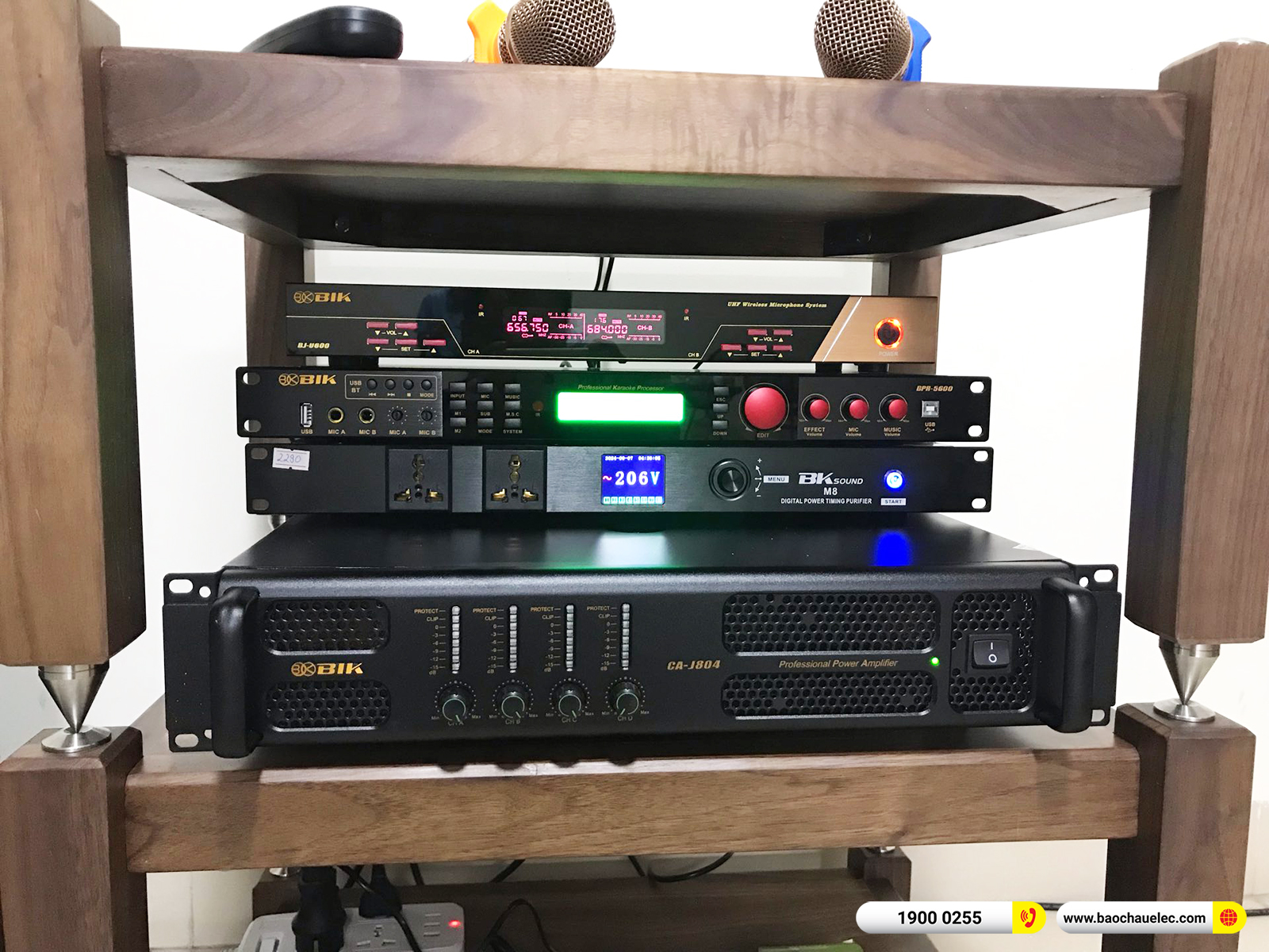 Lắp đặt d&agrave;n karaoke RCF hơn 84tr cho ch&uacute; Hưng tại Nam Định