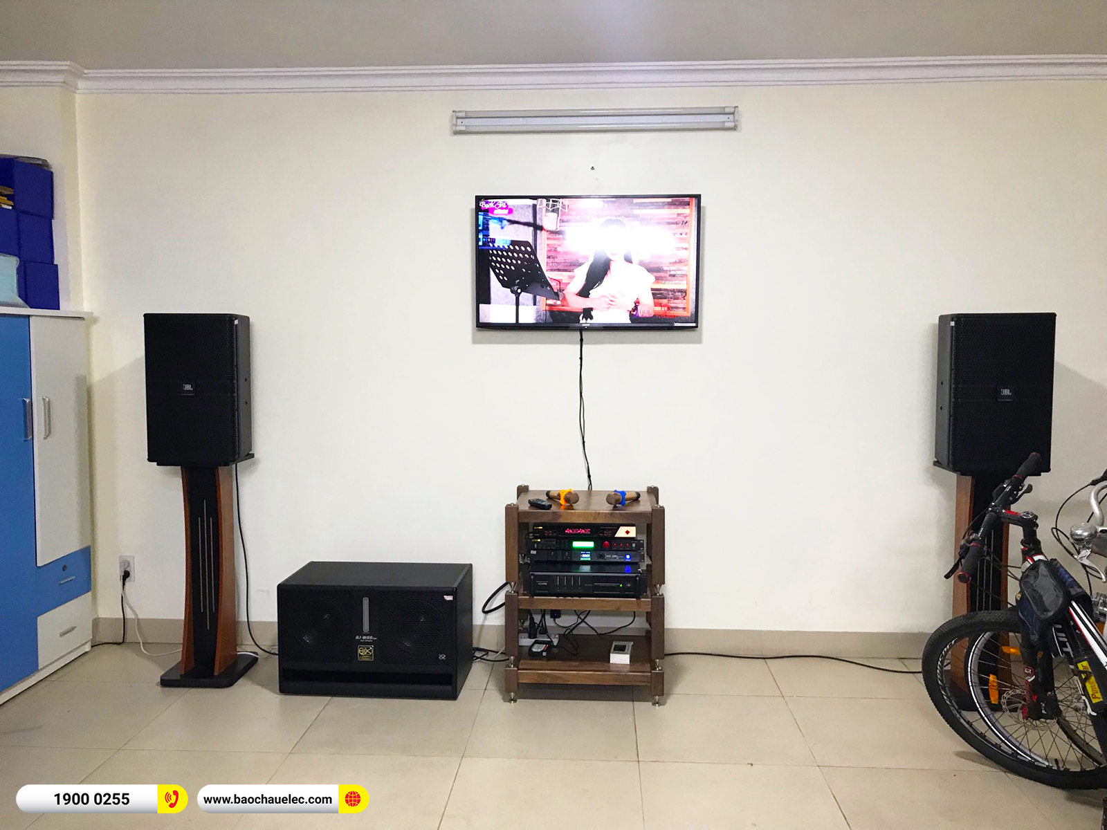 Lắp đặt d&agrave;n karaoke RCF hơn 84tr cho ch&uacute; Hưng tại Nam Định