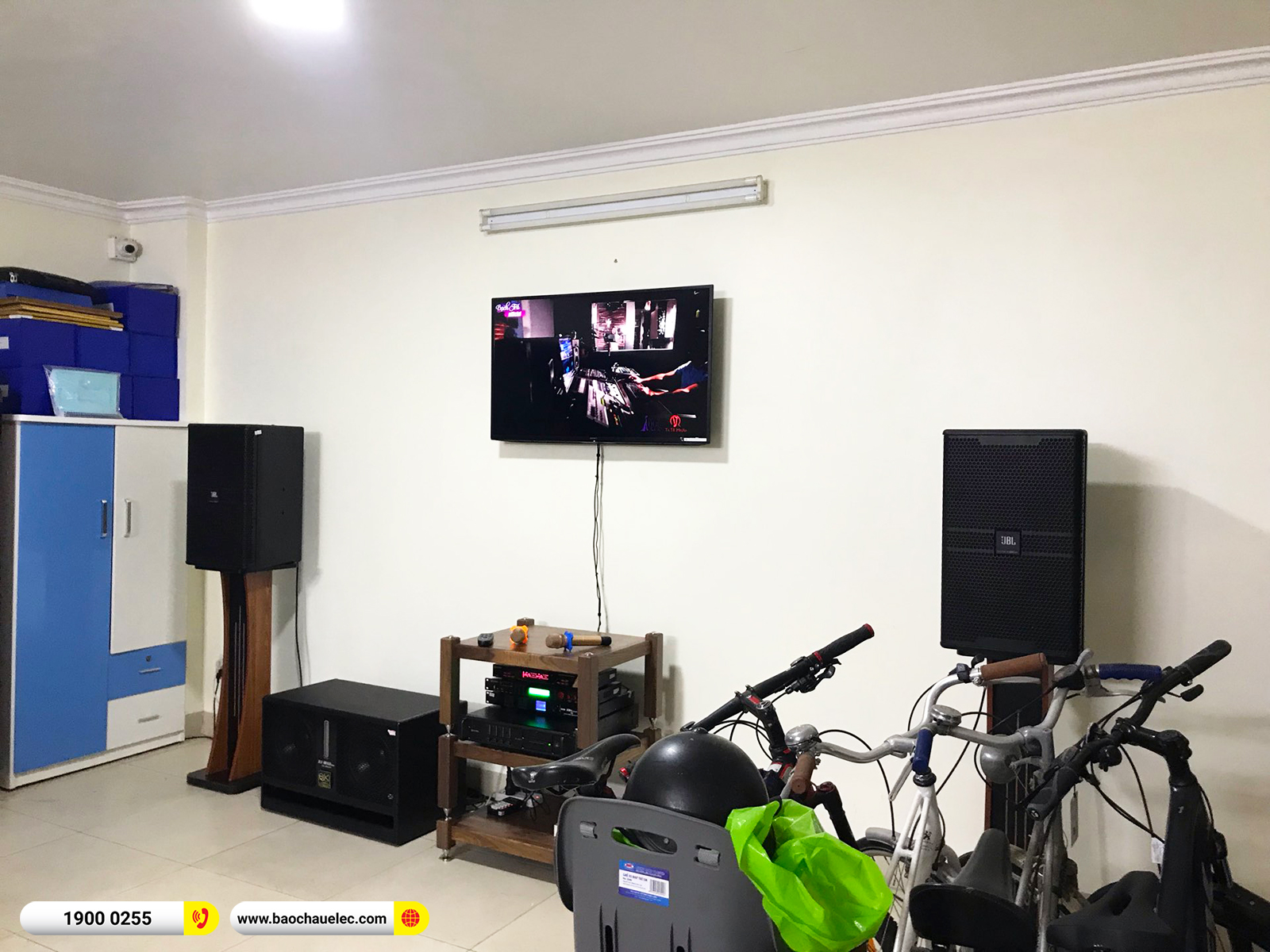 Lắp đặt d&agrave;n karaoke RCF hơn 84tr cho ch&uacute; Hưng tại Nam Định