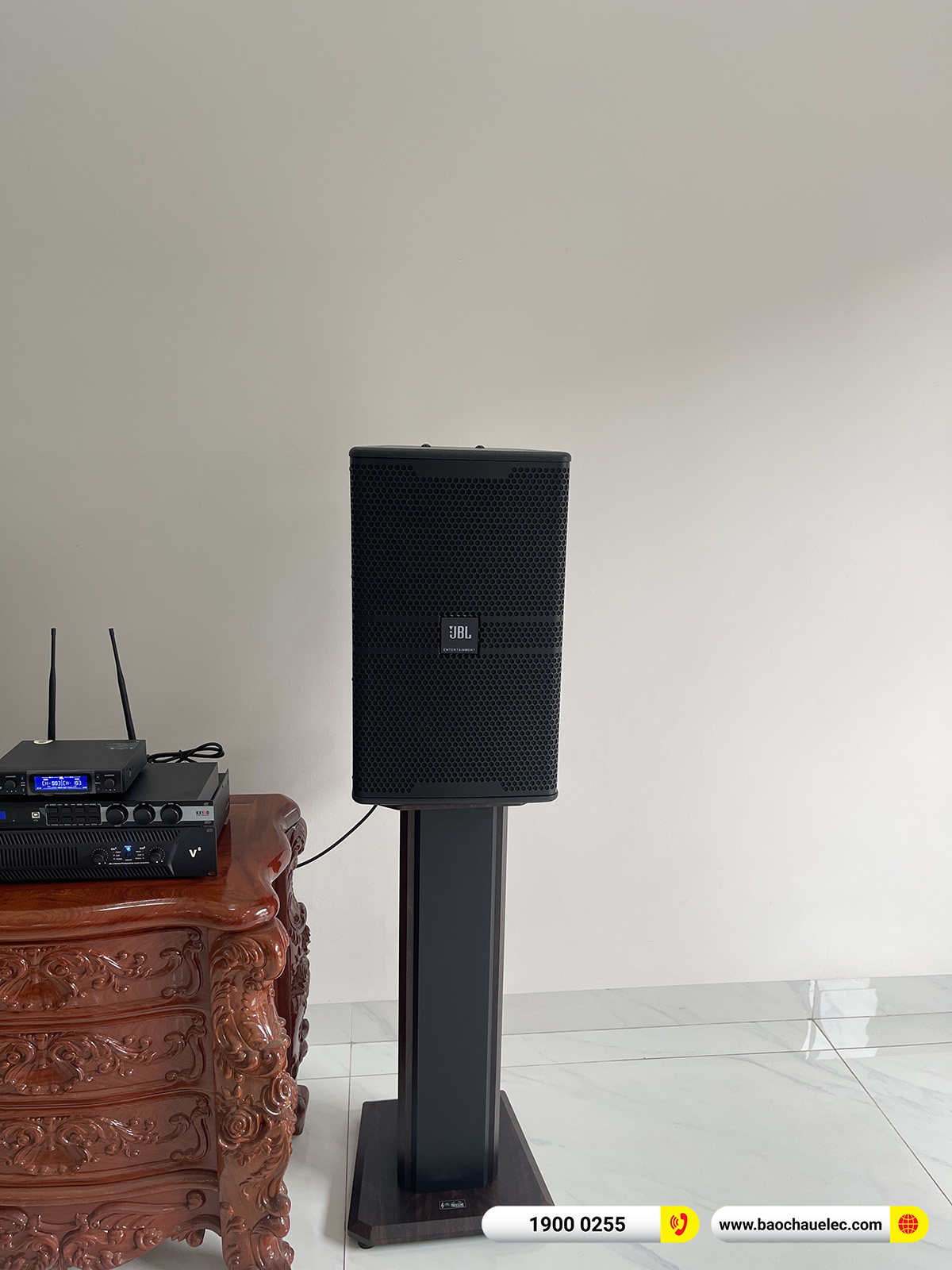 Lắp đặt d&agrave;n karaoke JBL hơn 90tr cho ch&uacute; H&ugrave;ng tại Ph&uacute; Thọ 