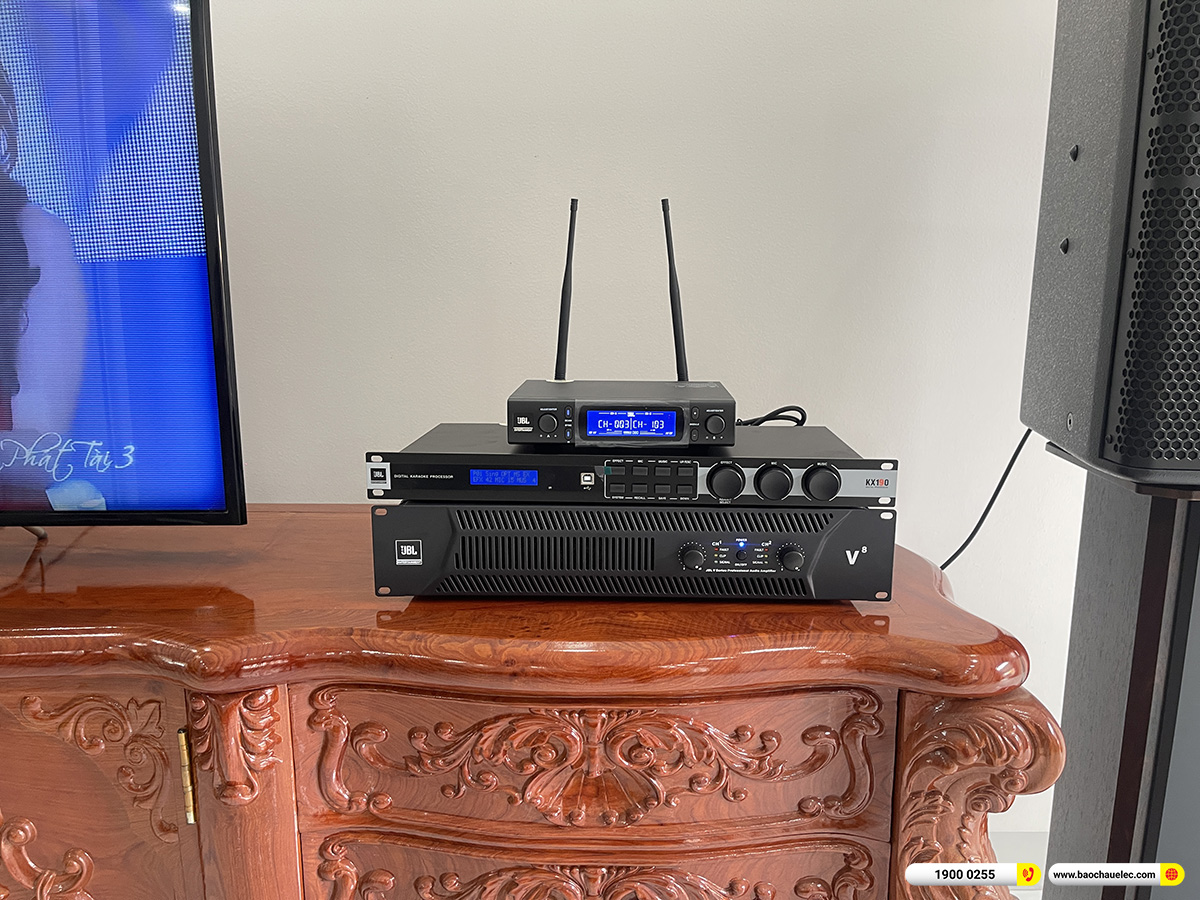 Lắp đặt d&agrave;n karaoke JBL hơn 90tr cho ch&uacute; H&ugrave;ng tại Ph&uacute; Thọ 