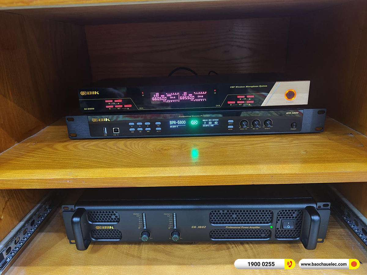 Lắp đặt d&agrave;n karaoke BIK gần 42tr cho ch&uacute; Lợi tại Hưng Y&ecirc;n 