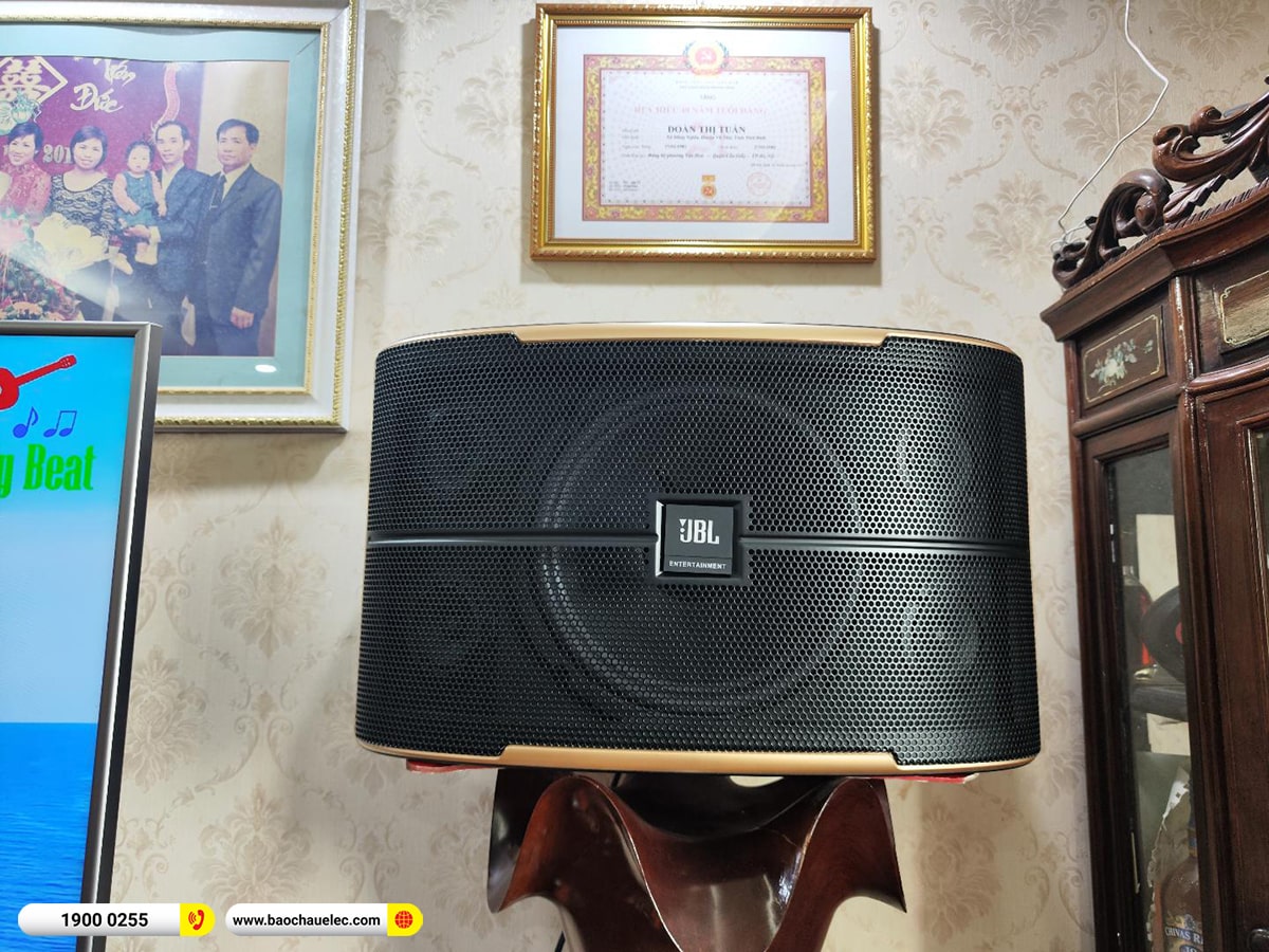 Lắp đặt d&agrave;n karaoke JBL gần 34tr cho ch&uacute; Long tại H&agrave; Nội