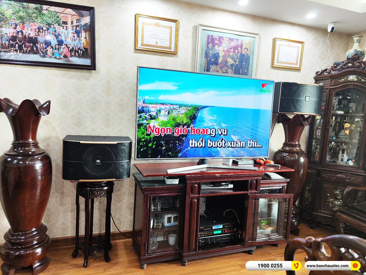 Lắp đặt d&agrave;n karaoke JBL gần 34tr cho ch&uacute; Long tại H&agrave; Nội