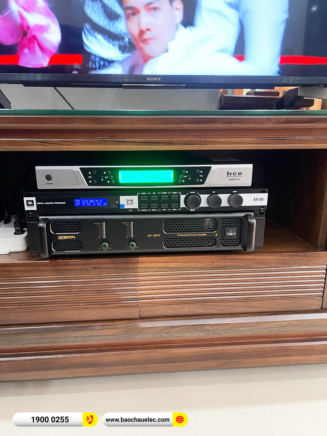 Lắp đặt dàn karaoke JBL hơn 46tr cho chú Lực tại Hà Nội