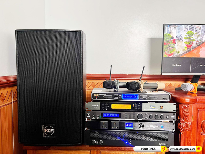 Lắp đặt d&agrave;n karaoke RCF 184tr cho ch&uacute; Ng&acirc;n tại Bắc Giang (RCF C5215-96, IPS 5.0K, JBL VX8, 705 AS-MK3, WB5000,&hellip;)