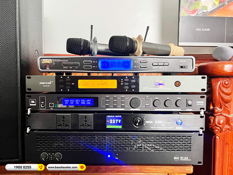 Lắp đặt d&agrave;n karaoke RCF 184tr cho ch&uacute; Ng&acirc;n tại Bắc Giang (RCF C5215-96, IPS 5.0K, JBL VX8, 705 AS-MK3, WB5000,&hellip;)