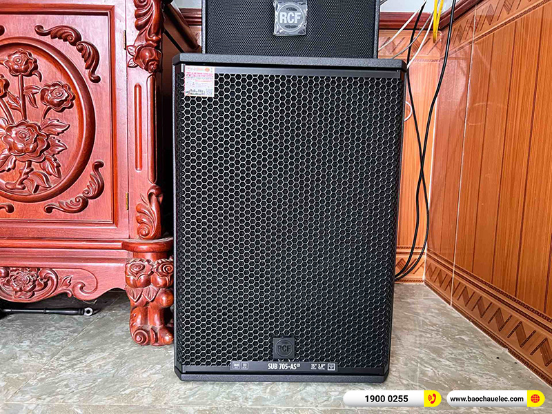 Lắp đặt d&agrave;n karaoke RCF 184tr cho ch&uacute; Ng&acirc;n tại Bắc Giang (RCF C5215-96, IPS 5.0K, JBL VX8, 705 AS-MK3, WB5000,&hellip;)