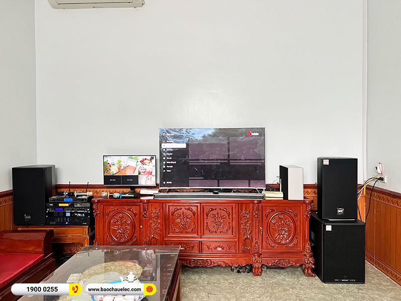 Lắp đặt d&agrave;n karaoke RCF 184tr cho ch&uacute; Ng&acirc;n tại Bắc Giang (RCF C5215-96, IPS 5.0K, JBL VX8, 705 AS-MK3, WB5000,&hellip;)