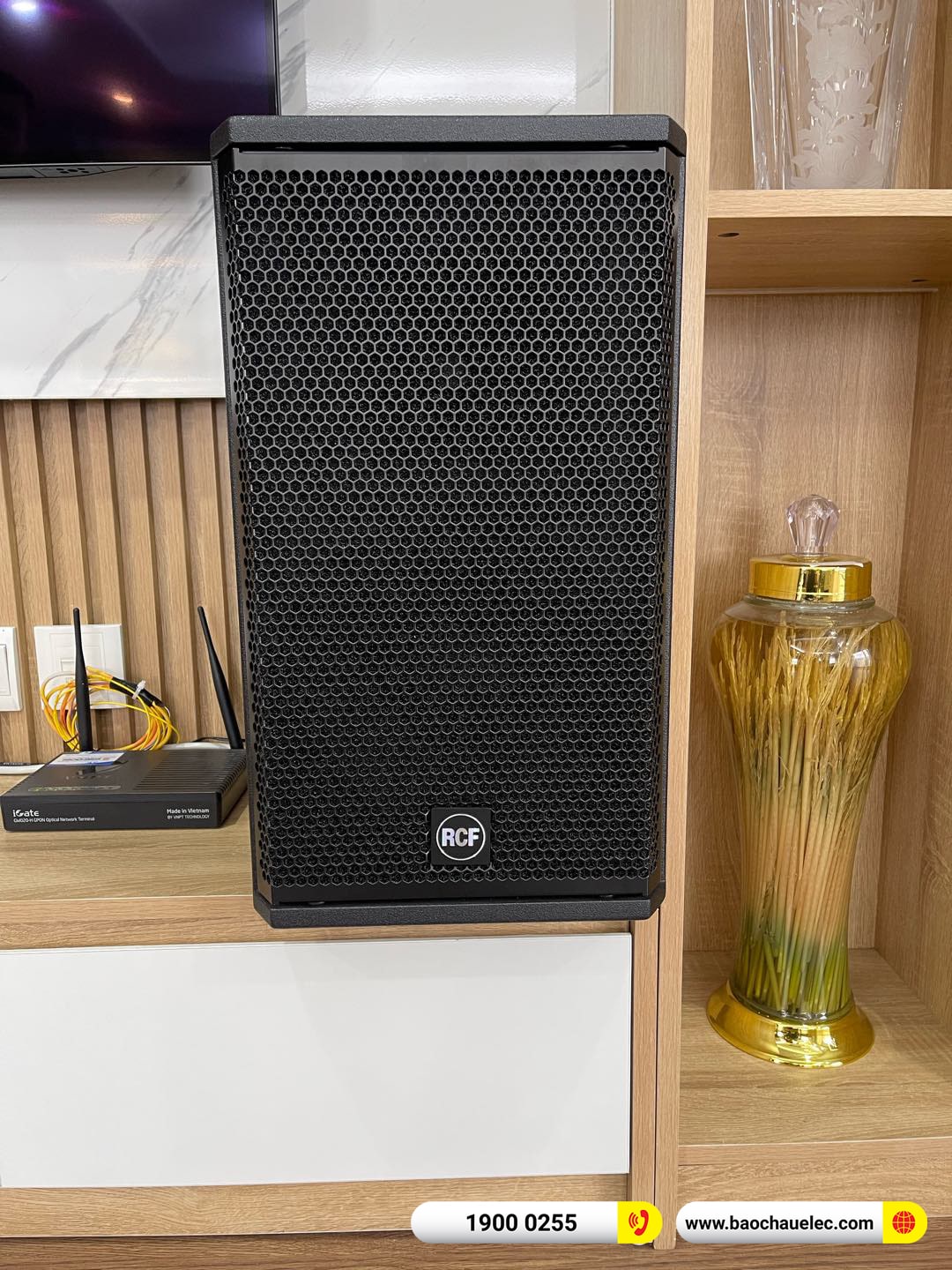 Lắp đặt dàn karaoke RCF hơn 70tr cho chú Phúc tại Hà Nội
