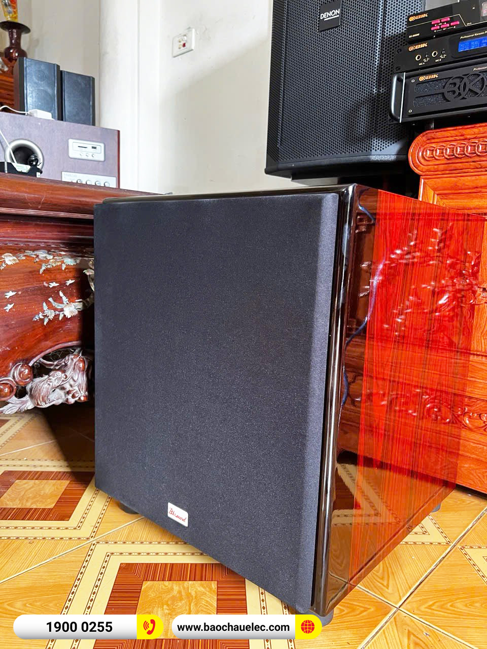 Lắp đặt dàn karaoke Denon hơn 52tr cho chú Thắng tại Hà Nội