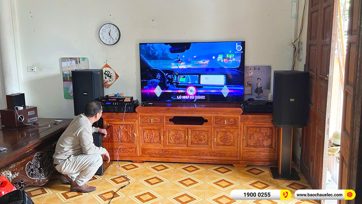 Lắp đặt dàn karaoke Denon hơn 52tr cho chú Thắng tại Hà Nội
