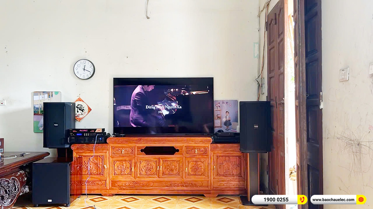Lắp đặt dàn karaoke Denon hơn 52tr cho chú Thắng tại Hà Nội