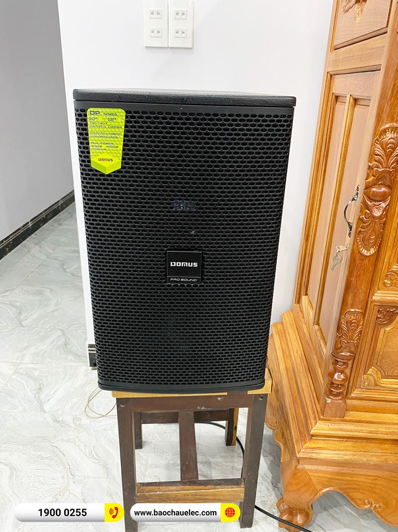 Lắp đặt d&agrave;n karaoke Domus gần 25tr cho ch&uacute; Tiến tại Đồng Nai (Domus DP6120 Max, Denon Pro DP-N1600)